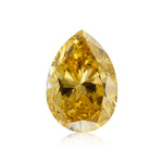 1,01 Karat Fancy Deep Orangy Yellow Birnenförmiger Diamant (I1) GIA