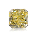 0.60 Carat Fancy Yellow Radiant Diamond SI1 GIA