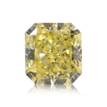 0.61 Carat Fancy Yellow Radiant Diamond VVS2 GIA