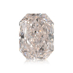 0.54 Carat Very Light Pinkish Brown Radiant Diamond VS1 GIA
