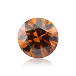 0,67 Karat Fancy Deep Brownish Yellowish Orange runder Brillantschliff Diamant SI1 GIA