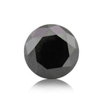 Diamante nero fantasia rotondo brillante da 2,81 carati GIA