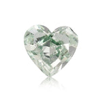 1.06 Carat Fancy Intense Green HEART Diamond SI2 GIA