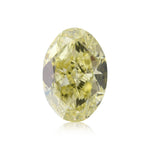 1.46 Carat Fancy Yellow Oval Diamond VS2 GIA