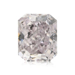 Diamante Radiant Rosa Molto Chiaro 0,67 Carati SI2 GIA