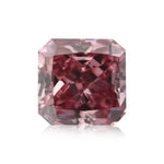 0.27 Carat Fancy Vivid Pink Radiant Diamond VVS2 GIA