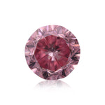 0.61 Carat Fancy Vivid Pink Round Brilliant Diamond SI2 GIA