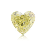 Diamante a CUORE Fancy Yellow 0.71 carati VS2 GIA