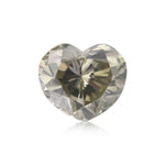 Diamante a cuore Fancy Gray da 1,60 carati (I1) GIA