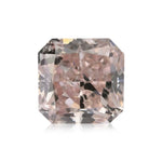 0.26 Karat Fancy Orangy Pink Radiant Diamant (I1) GIA