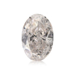 0.71 Carat Light Pinkish Brown Oval Diamond I1 GIA