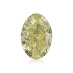 Diamante ovale giallo chiaro fantasia da 1,01 carati VS2 GIA