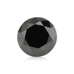 0.90 Carat Fancy Black Round Brilliant Diamond GIA