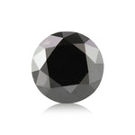 0,74 Karat Fancy Black runder Brillant GIA