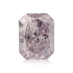 0.60 Carat Fancy Purplish Pink Radiant Diamond VS2 GIA