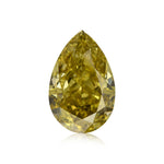 1.01 Carat Fancy Deep Yellow Pear Diamond VS2 GIA