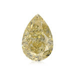 3.51 Carat Fancy Brownish Yellow Pear Diamond VS2 GIA