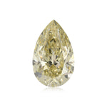 Diamante a pera GIA VVS2, 5,01 carati, fantasia giallo brunastro chiaro