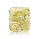 3.70 Carat Fancy Yellow Radiant Diamond VS2 GIA