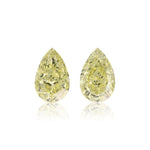 10,04 Karat Fancy Light Yellow Birnendiamanten VS2