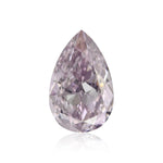 0.42 Karat Fancy Pink Purple Pear Diamant VS2 GIA