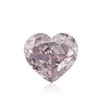 0,51 Karat Fancy Purpurrosa Herz-Diamant SI1 GIA