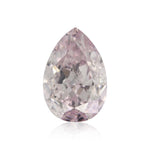 0.70 Carat Fancy Light Purplish Pink Pear Diamond SI2 GIA