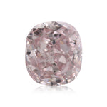 0.50 Carat Fancy Brownish Pink Cushion Diamond I1 GIA