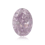 0,71 Karat Fancy Light Purplish Pink Oval Diamant VS2 GIA