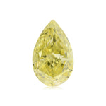 0,53 Karat Fancy Intense Yellow birnenförmiger Diamant VS1 GIA