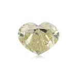 10.01 Carat Fancy Light Brownish Greenish Yellow HEART Diamond SI2 GIA