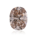 1.03 Carat Fancy Orange Brown Cushion Diamond I1 GIA