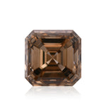3.11 Carat Fancy Yellow Brown Asscher Diamond SI2 GIA