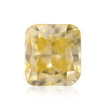 0.30 Carat Fancy Intense Yellow Cushion Diamond SI2 GIA