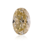 0.65 Carat Fancy Brownish Yellow Oval Diamond VVS2 GIA