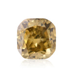 0,68 Karat Fancy Deep Brown Yellow Cushion Diamant VS2 GIA
