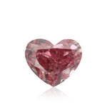0.57 Carat Fancy Vivid Pink Heart Diamond VS2 GIA