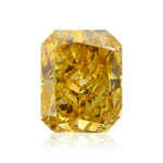 5,02 Karat Fancy Vivid Orange Yellow Radiant Diamant I1 GIA