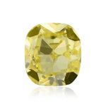 0.36 Carat Fancy Intense Yellow Cushion Diamond VS1 GIA