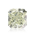 Diamante Radiant GIA Fancy Light Yellowish Green da 0,81 carati (I1)