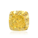 1.01 Carat Fancy Vivid Yellow Cushion Diamond VVS2 GIA