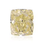 1.32 Carat Fancy Light Yellow Cushion Diamond VVS2 GIA