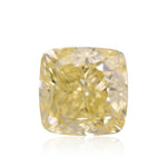 3.00 Carat Fancy Intense Yellow Cushion Diamond VVS1 GIA