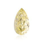 0.51 Carat Fancy Yellow Pear Diamond VS2 GIA
