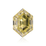 Diamante esagonale Fancy Intense Yellow da 0,74 carati (I1) GIA