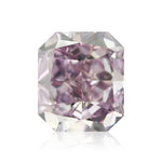 Diamante Radiant Fancy Rosa Viola SI2 GIA da 0.80 carati