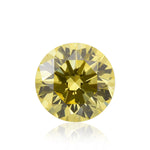 0.32 قيراط ألماسة مستديرة Fancy Intense Yellow بدرجة نقاء VS2 GIA