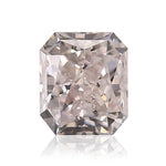 0,51 Karat Hellrosa-Braun Radiant Diamant SI2 GIA