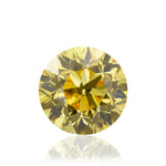 1.06 Carat Fancy Vivid Yellow Round Diamond SI1 GIA
