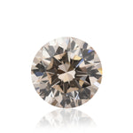 Diamante Rotondo Marrone Rosato Chiaro da 0.43 Carati VVS2 GIA